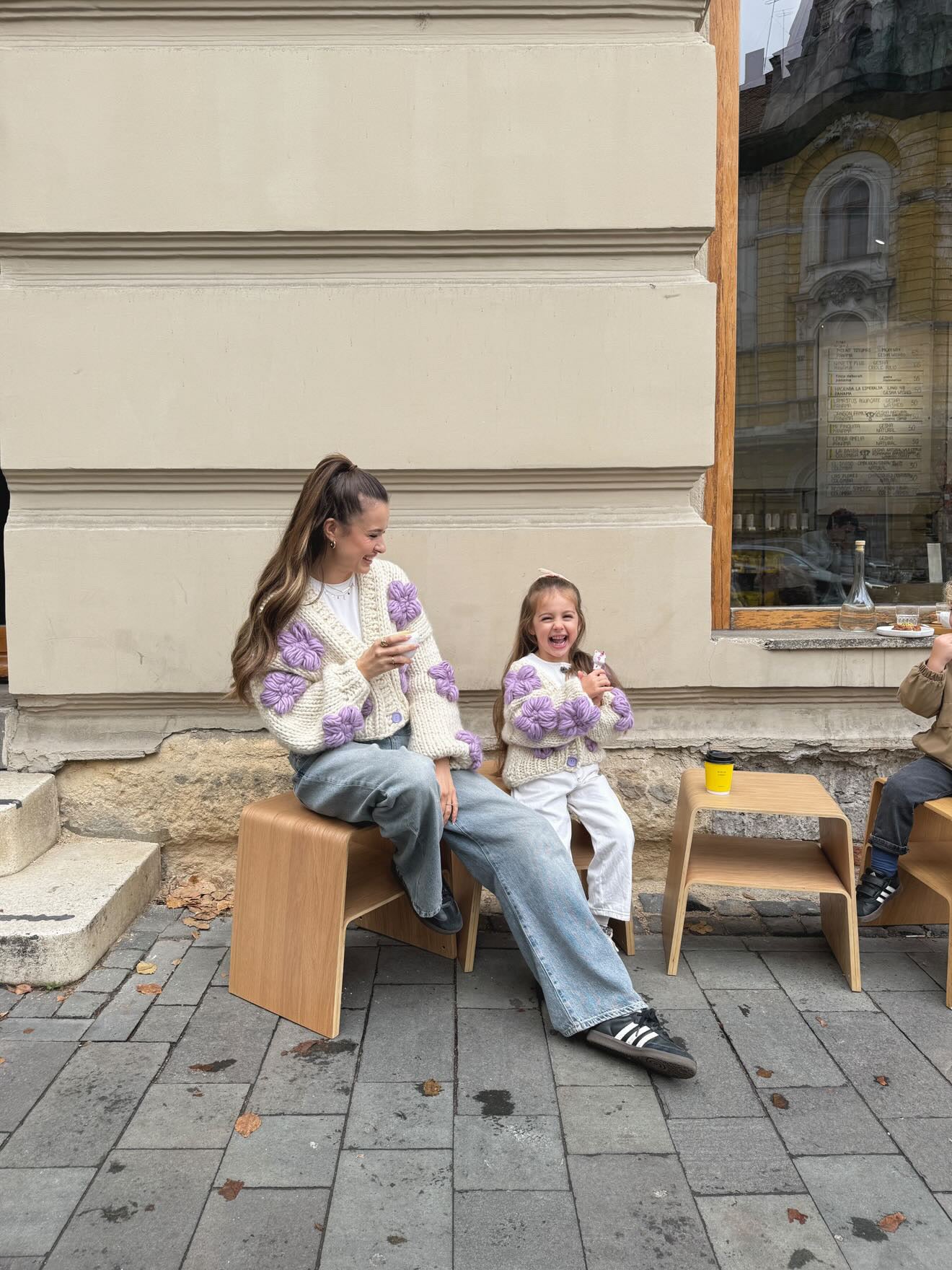 Girls Floral Sweater