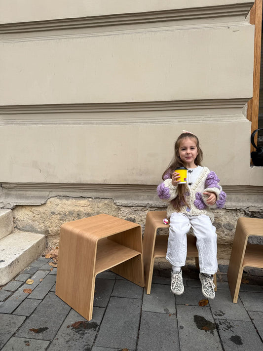 Girls Floral Sweater