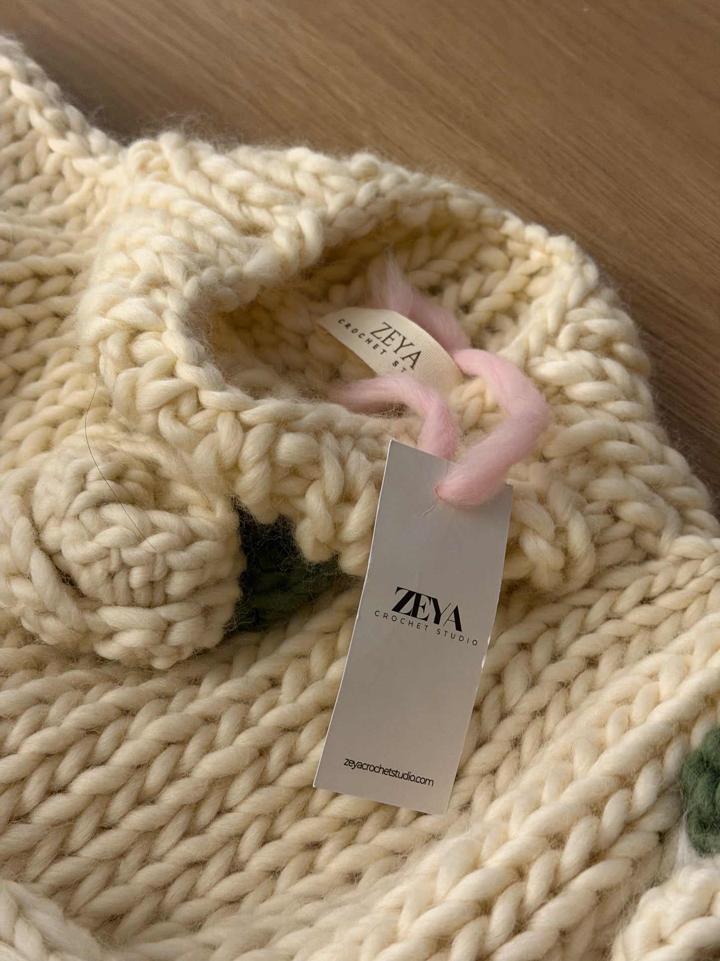 CALL ME ROSE sweater- beige