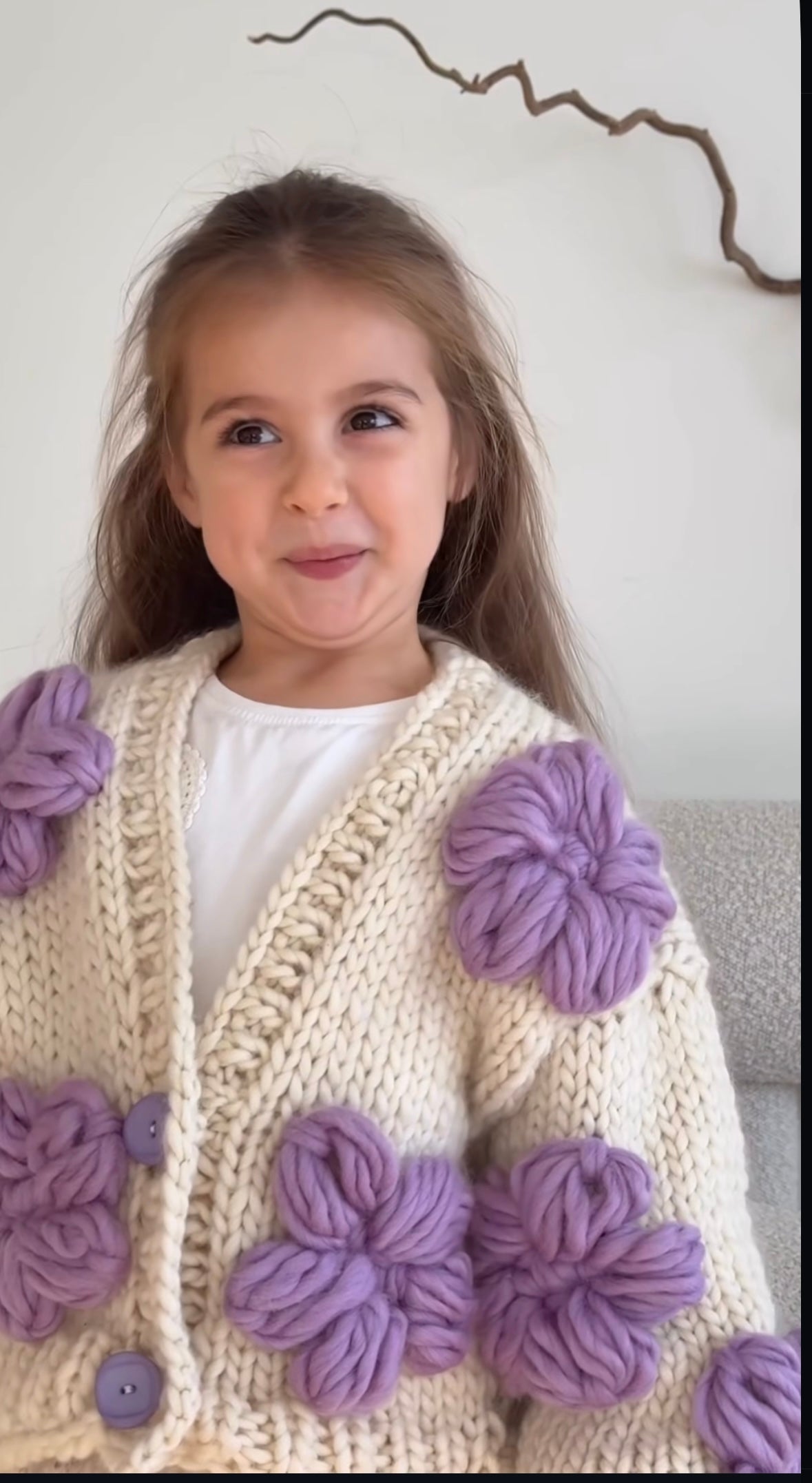 Mom&Daughter floral sweater set