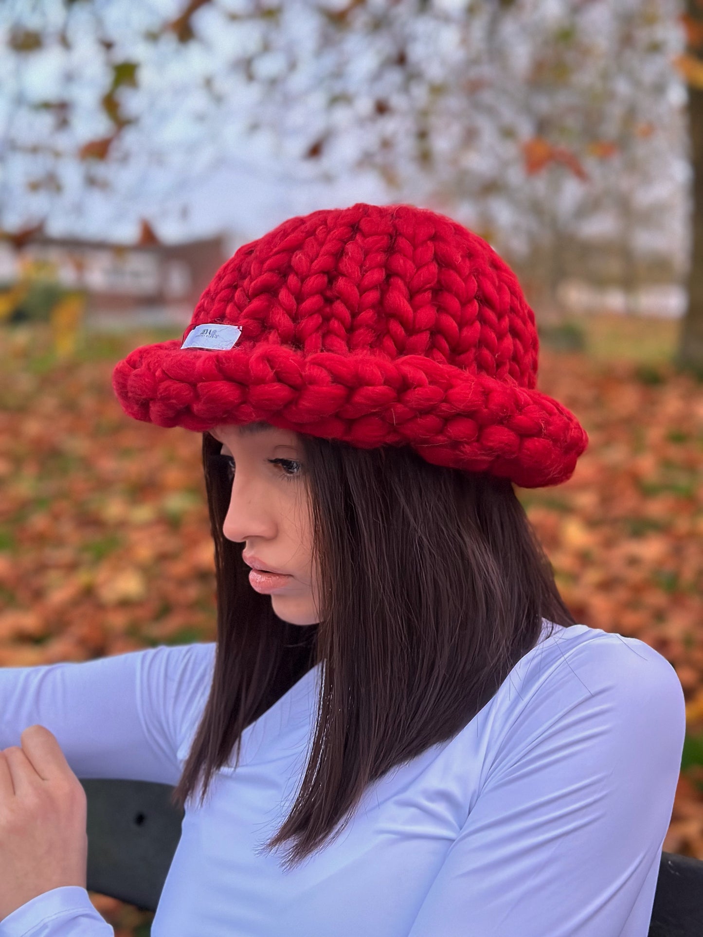 Scarlet Wool Bucket Hat