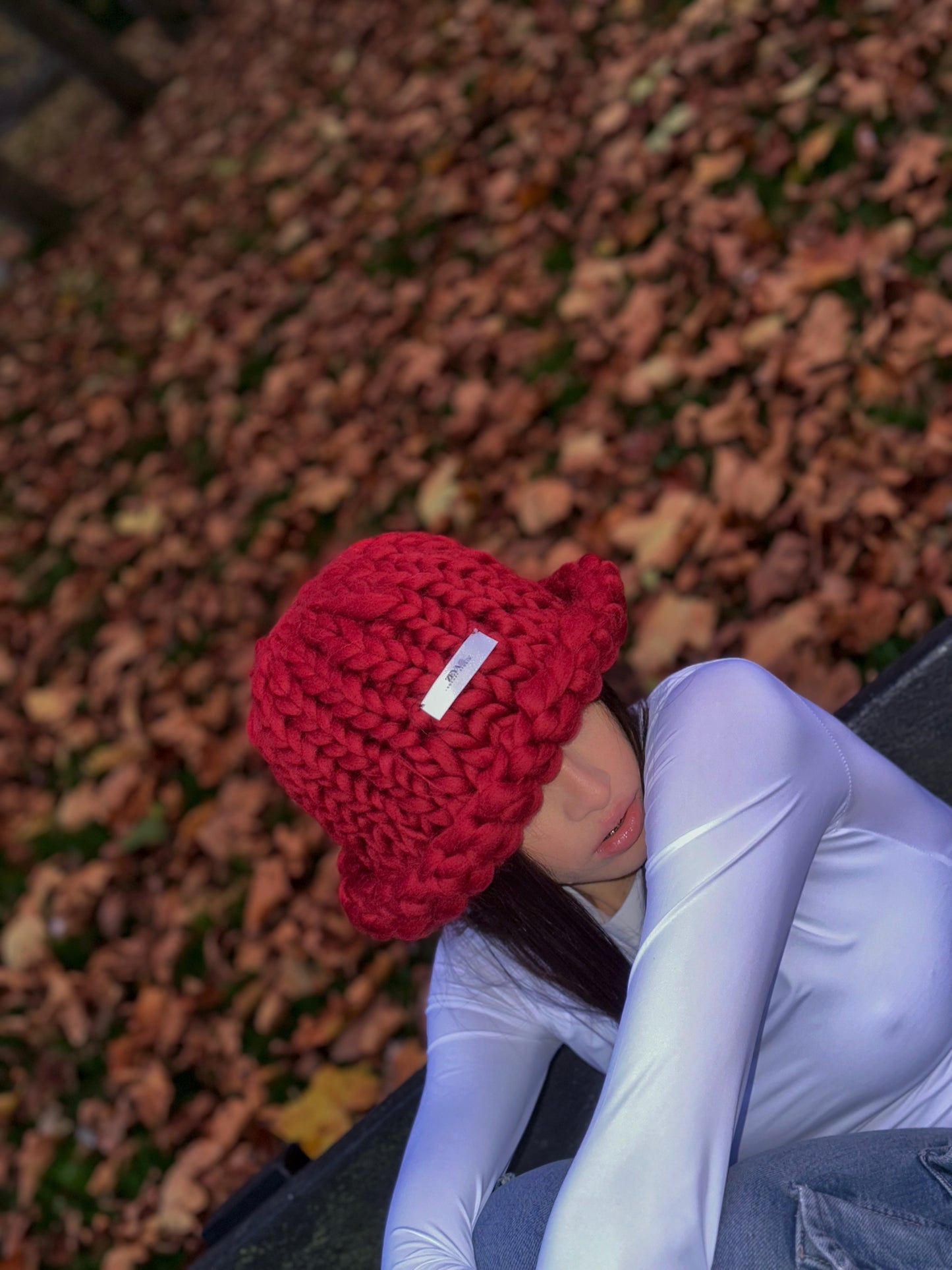 Scarlet Wool Bucket Hat