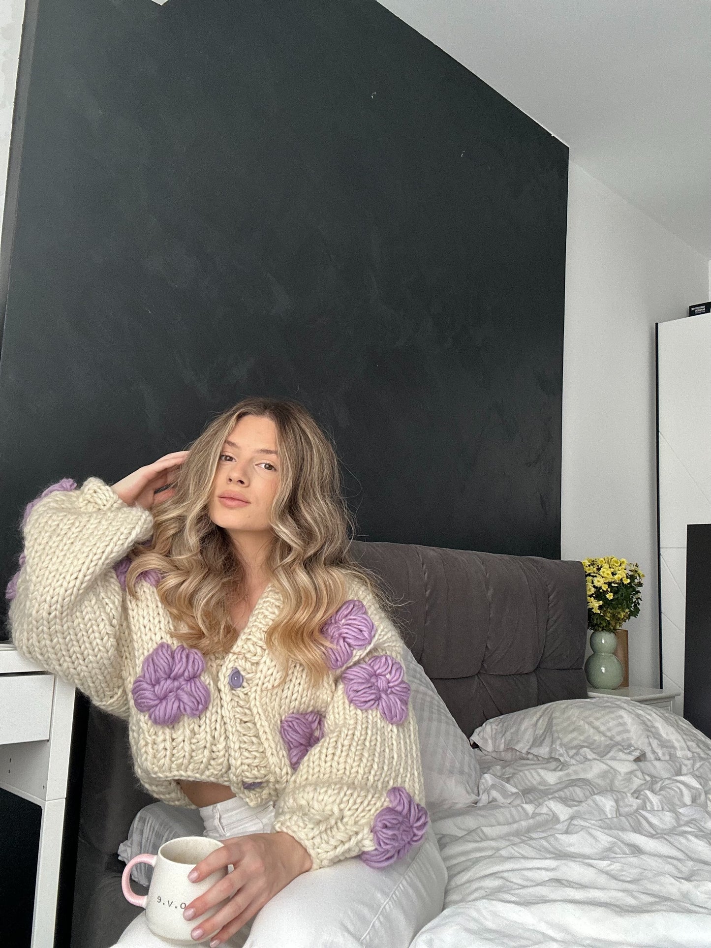 Mom&Daughter floral sweater set